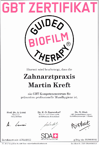 GBT Zertifikat